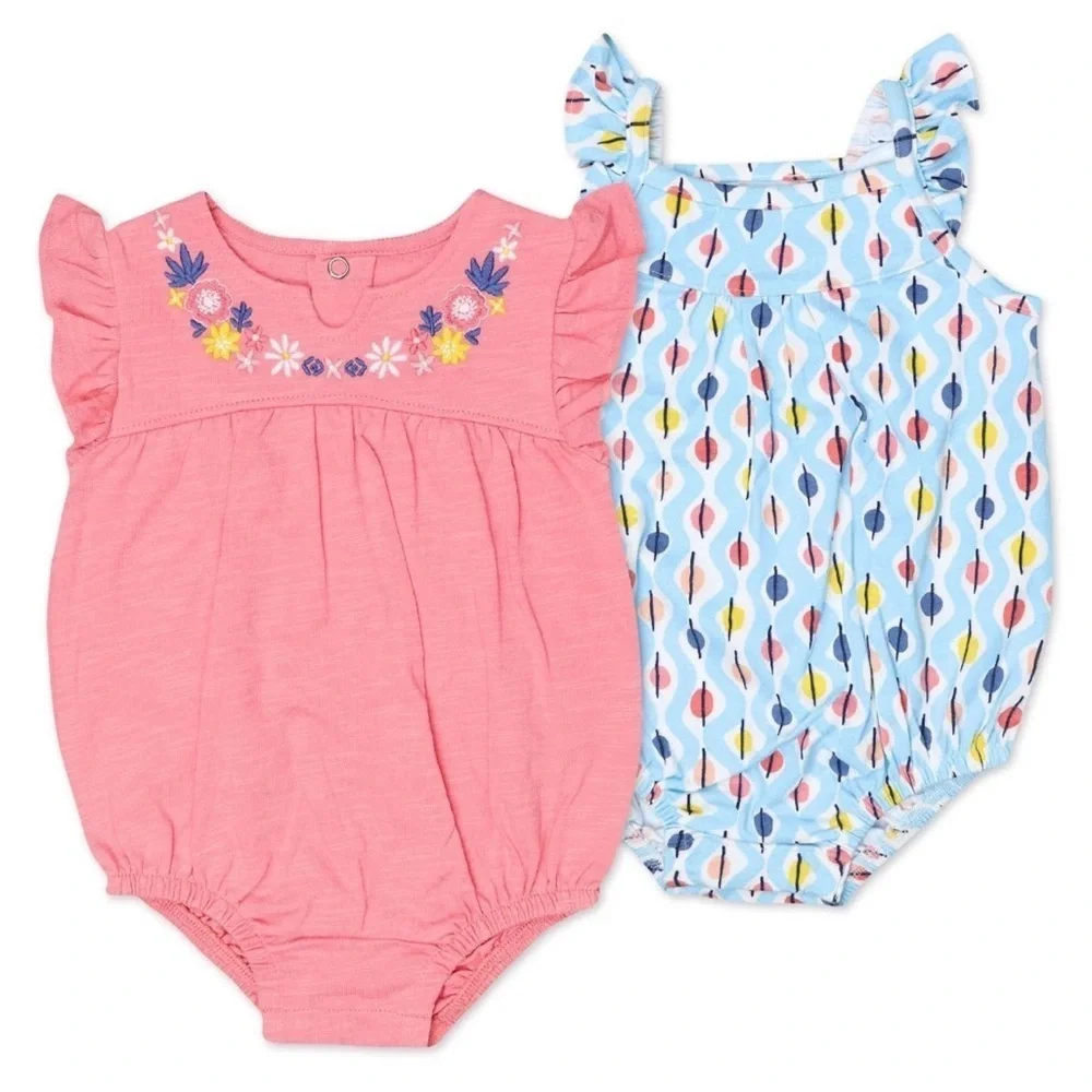 Mac & Moon Baby Romper Organic Cotton 2-Pack 24 month